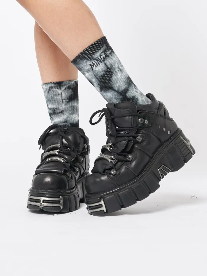 Women Minga London Shop All Minga Tie Dye Crew Socks