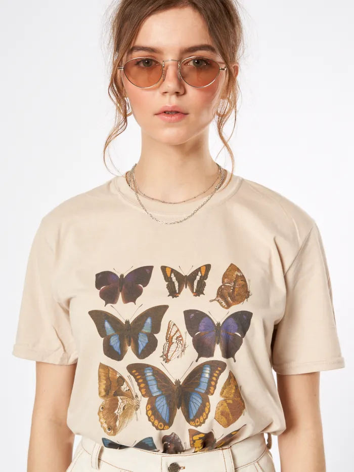 Women Minga London Tops and TShirts Butterflies In My Stomach Tshirt
