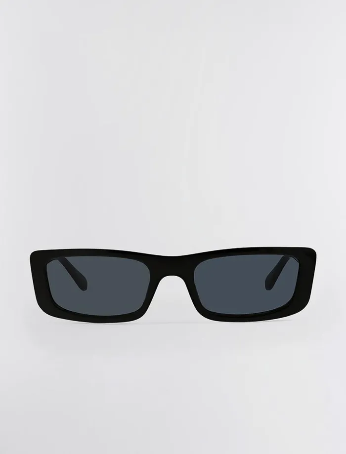 Women Modern Icon Rectangle Sunglasses Black BCBG Sunglasses Women Modern Icon Rectangle Sunglasses Black BCBG Sunglasses