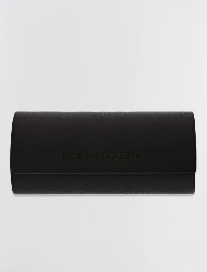 Women Modern Icon Rectangle Sunglasses Black BCBG Sunglasses Women Modern Icon Rectangle Sunglasses Black BCBG Sunglasses