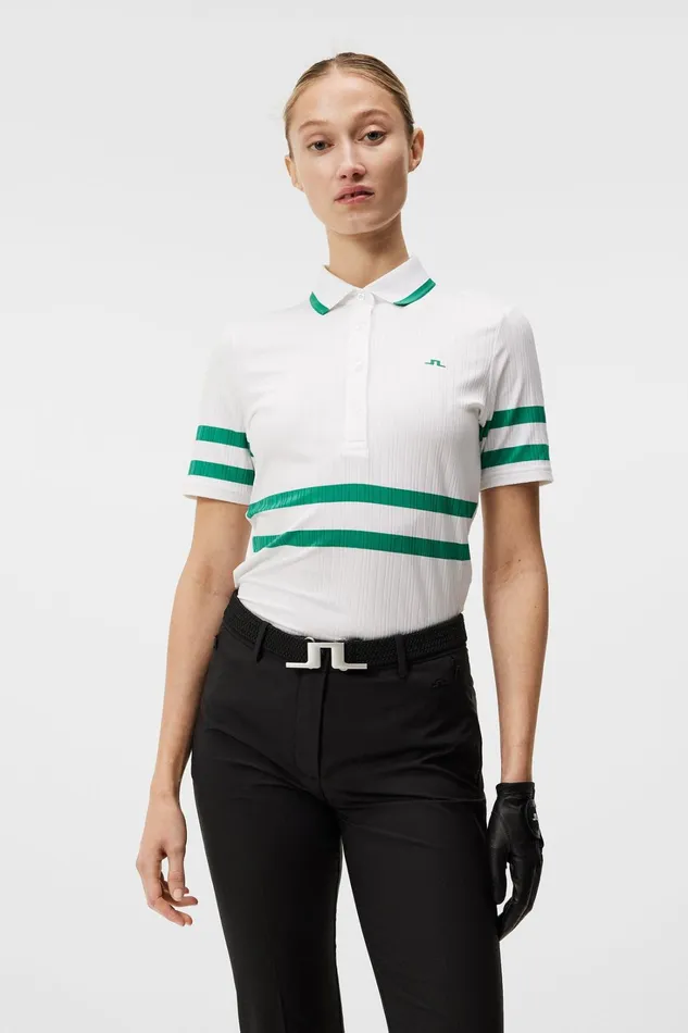 Women Moira Polo White JLindeberg Polo Shirts
