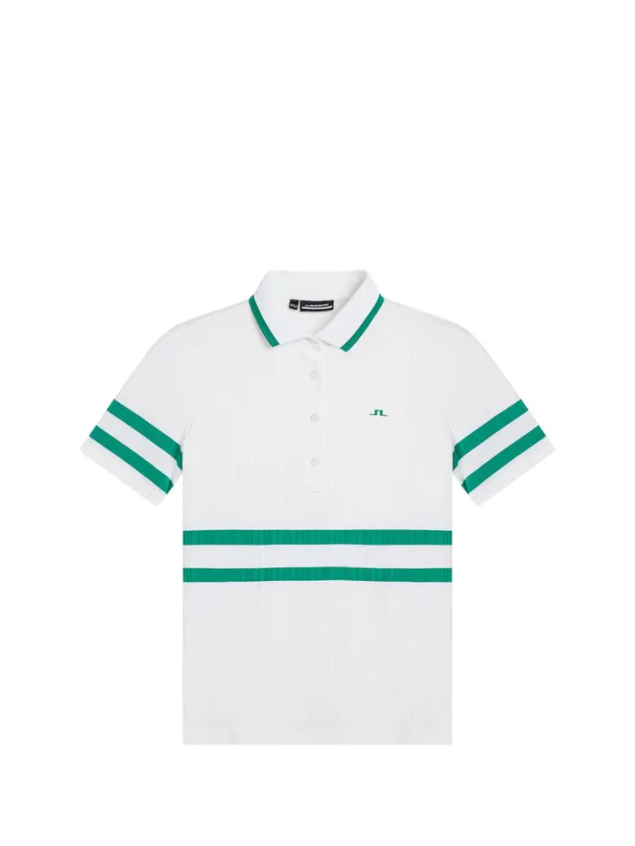 Women Moira Polo White JLindeberg Polo Shirts Women Moira Polo White JLindeberg Polo Shirts