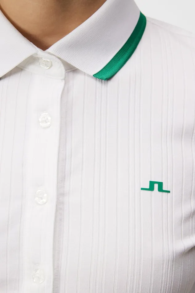 Women Moira Polo White JLindeberg Polo Shirts Women Moira Polo White JLindeberg Polo Shirts