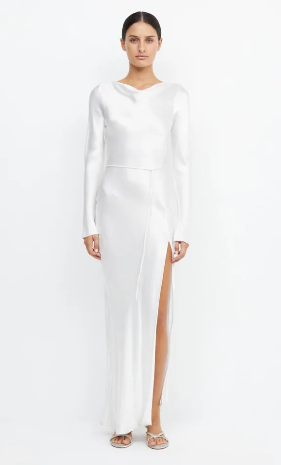Women MOON DANCE LONG SLEEVE MAXI DRESS 8211 IVORY Bec Bridge Prom Dresses