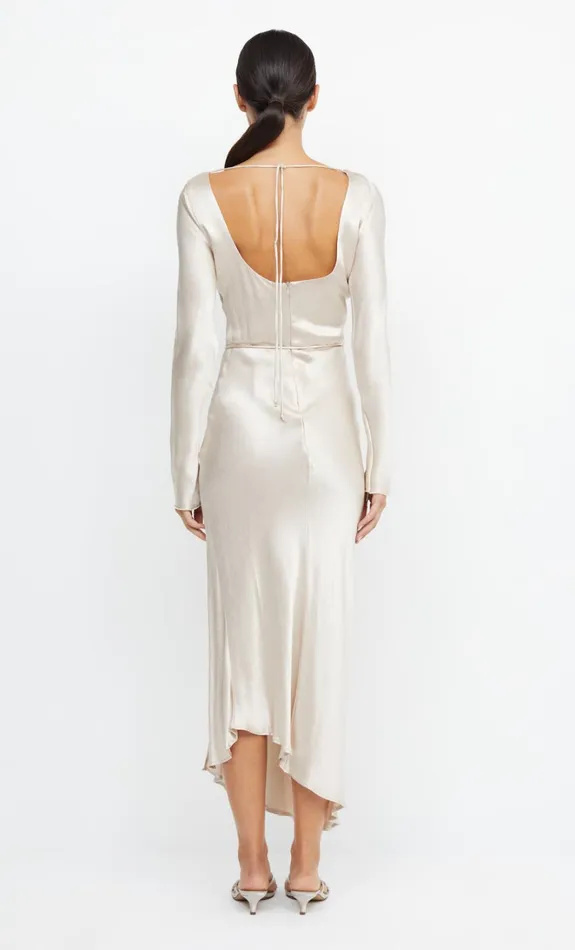 Women MOON DANCE LONG SLEEVE MAXI DRESS 8211 SAND Bec Bridge Bridesmaid Dresses
