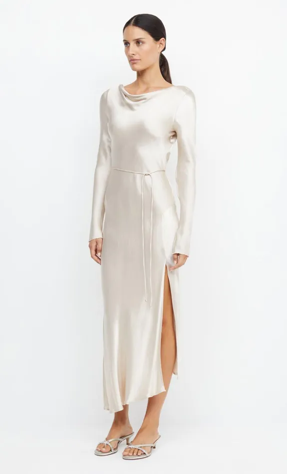 Women MOON DANCE LONG SLEEVE MAXI DRESS 8211 SAND Bec Bridge Bridesmaid Dresses