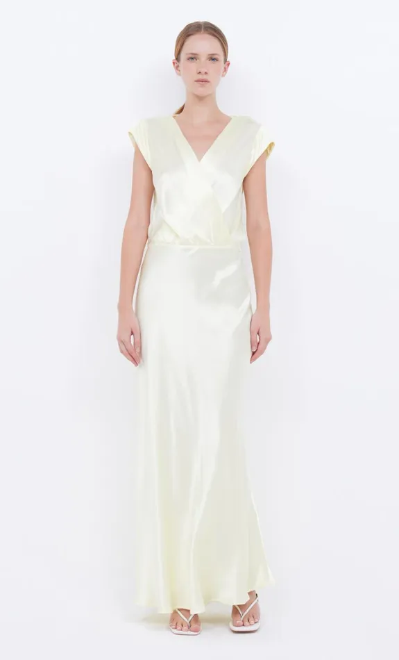 Women MOON DANCE MAXI DRESS 8211 ICE YELLOW Bec Bridge Bridesmaid Dresses