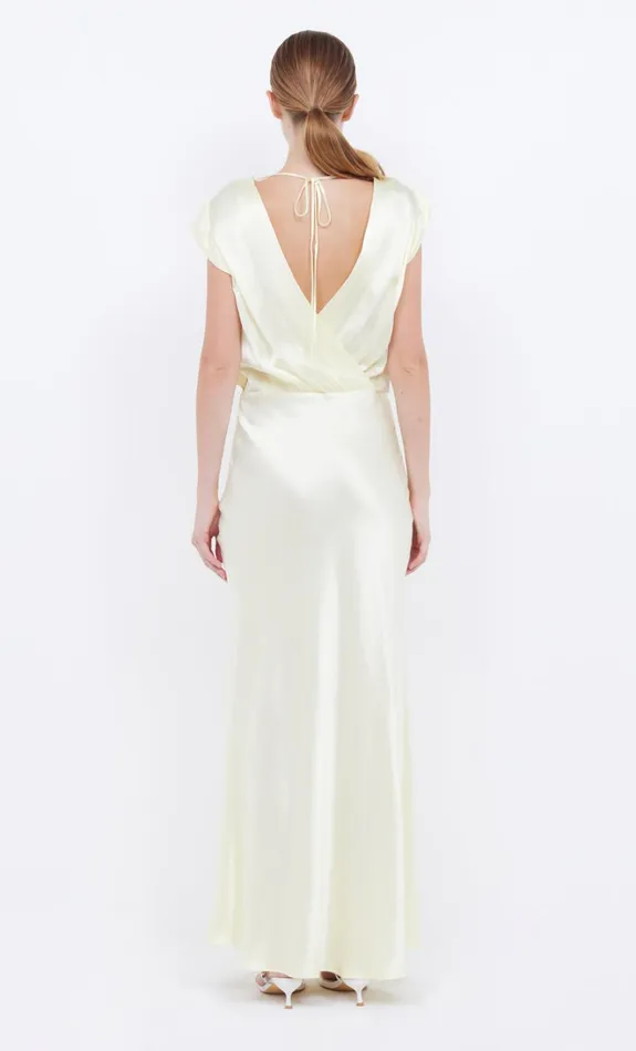 Women MOON DANCE MAXI DRESS 8211 ICE YELLOW Bec Bridge Bridesmaid Dresses