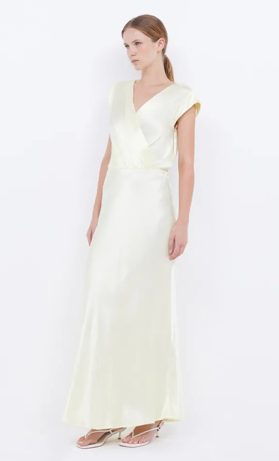 Women MOON DANCE MAXI DRESS 8211 ICE YELLOW Bec Bridge Bridesmaid Dresses