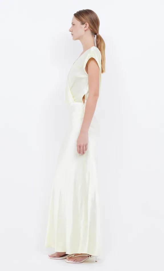 Women MOON DANCE MAXI DRESS 8211 ICE YELLOW Bec Bridge Bridesmaid Dresses
