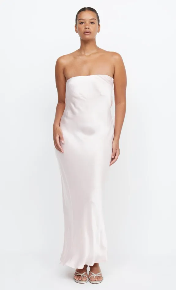 Women MOON DANCE STRAPLESS DRESS 8211 BLUSH Bec Bridge Wedding Guest
