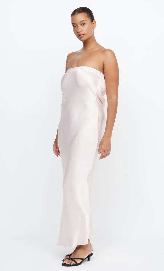 Women MOON DANCE STRAPLESS DRESS 8211 BLUSH Bec Bridge Wedding Guest