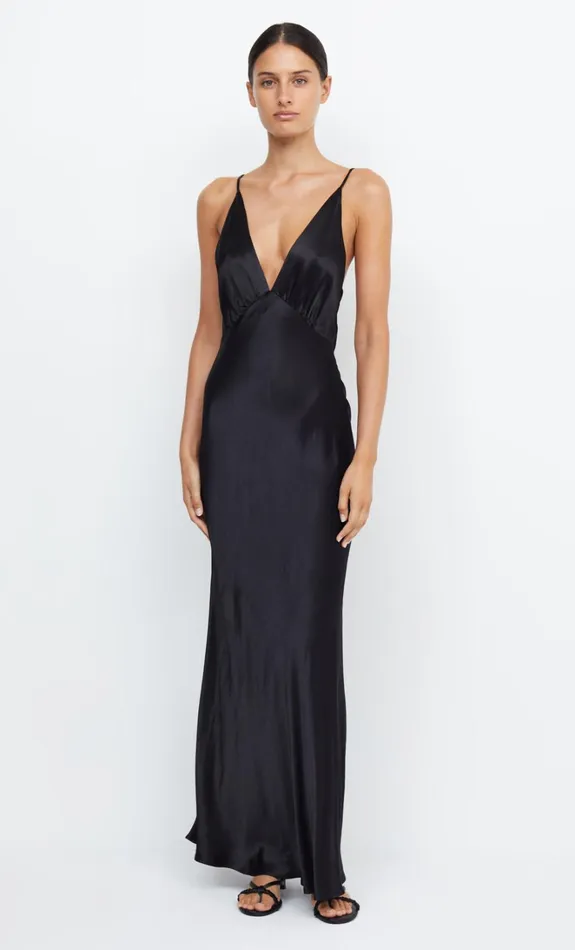 Women MOON DANCE V MAXI DRESS 8211 BLACK Bec Bridge Bridesmaid Dresses