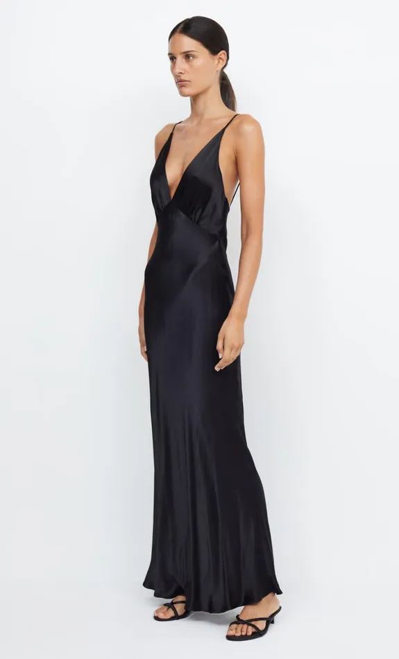 Women MOON DANCE V MAXI DRESS 8211 BLACK Bec Bridge Bridesmaid Dresses
