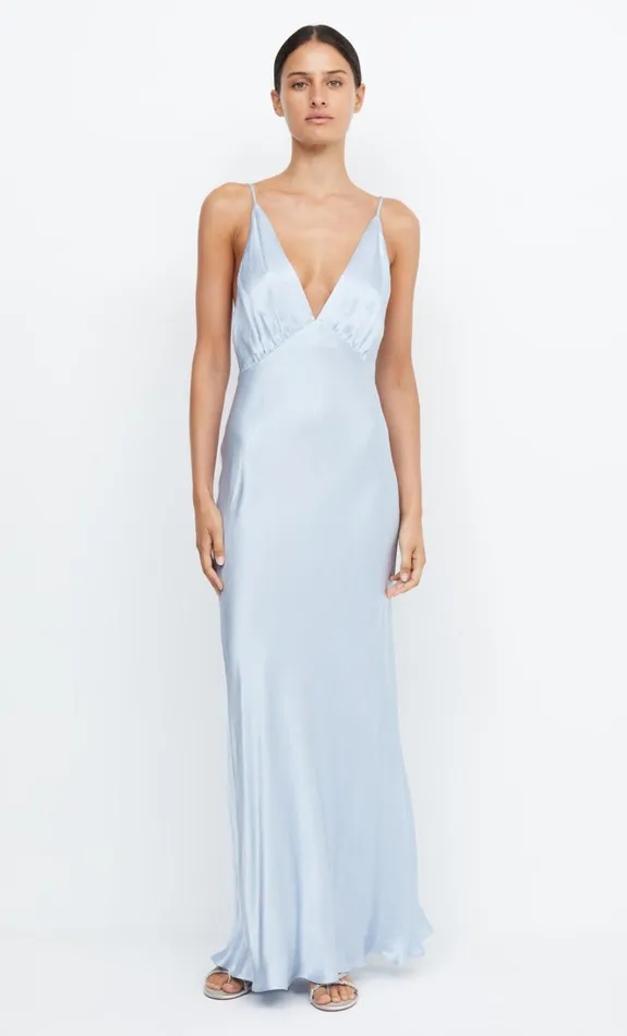 Women MOON DANCE V MAXI DRESS 8211 DUSTY BLUE Bec Bridge Wedding Guest