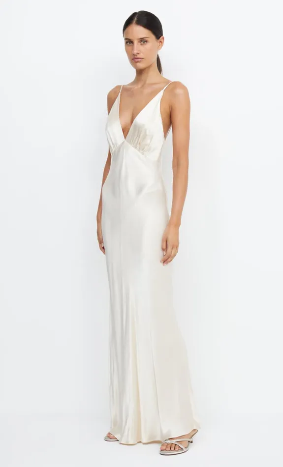 Women MOON DANCE V MAXI DRESS 8211 SAND Bec Bridge Bridesmaid Dresses