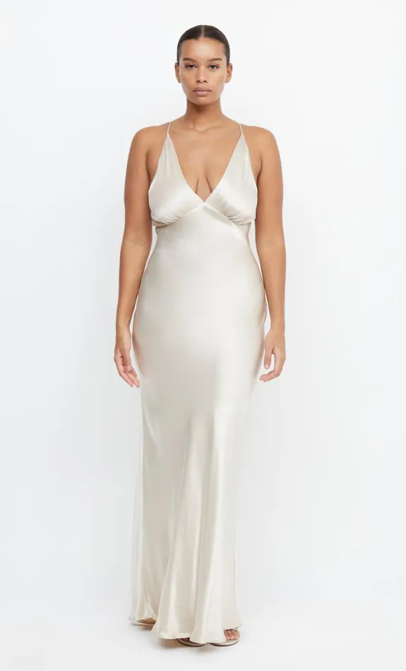 Women MOON DANCE V MAXI DRESS 8211 SAND Bec Bridge Bridesmaid Dresses