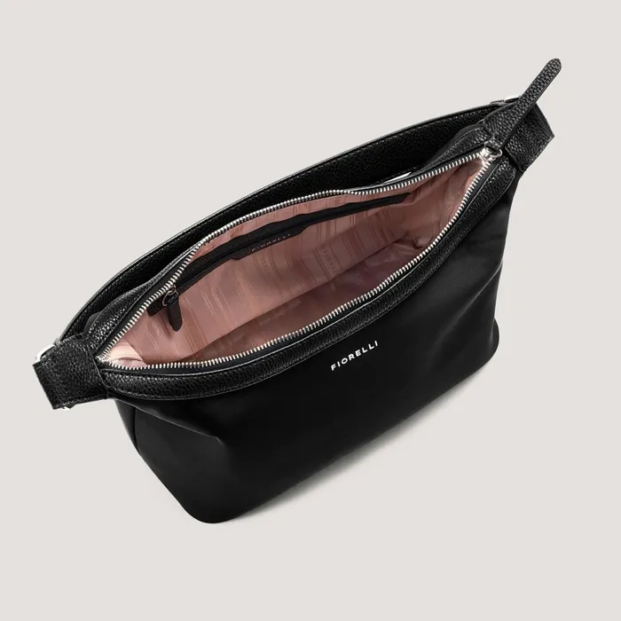 Women Nash Mini Shoulder Bag Black Nylon Fiorelli Shoulder Bags