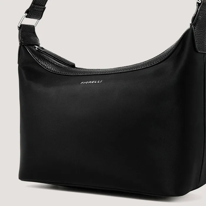 Women Nash Mini Shoulder Bag Black Nylon Fiorelli Shoulder Bags