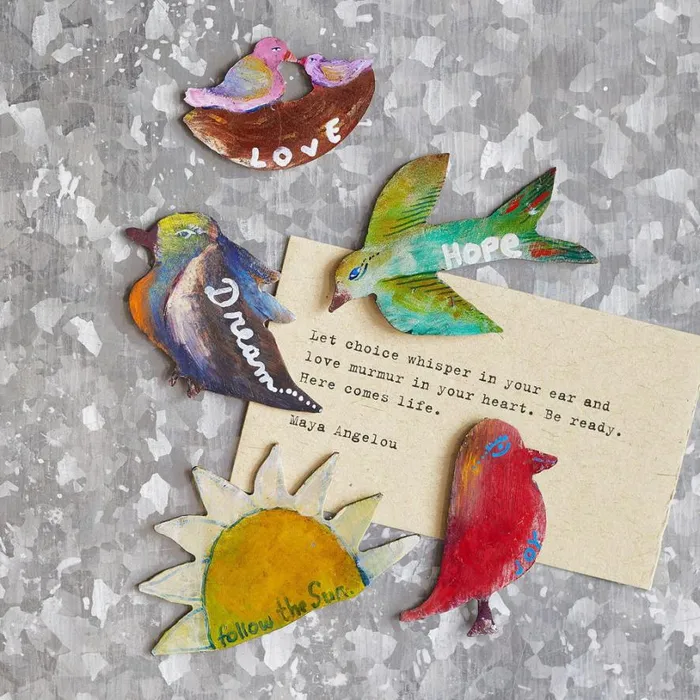 Women Nourish The Spirit Magnets Set Of 5 Sundance Catalog Decor