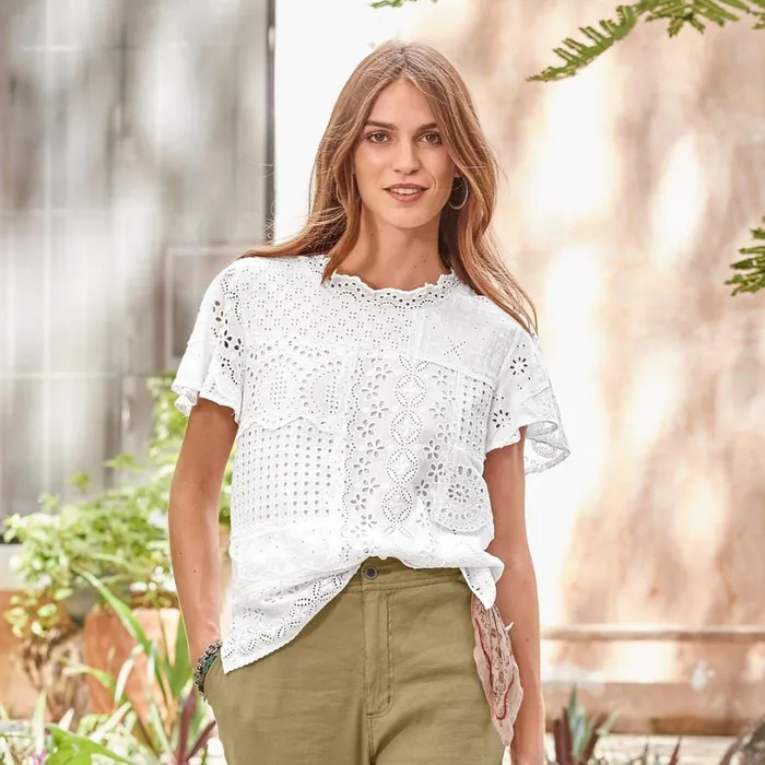 Women Nova Dreamer Top White Sundance Catalog Tops