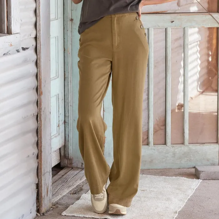 Women Oaklee Easy Tencel Pants Petite Midnight Sundance Catalog Petite Styles