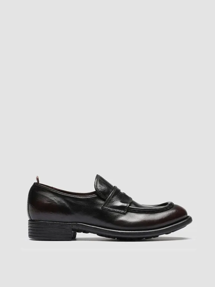 Women Officine Creative Footwear CALIXTE 020 Dark Burgundy Leather Penny Loafers