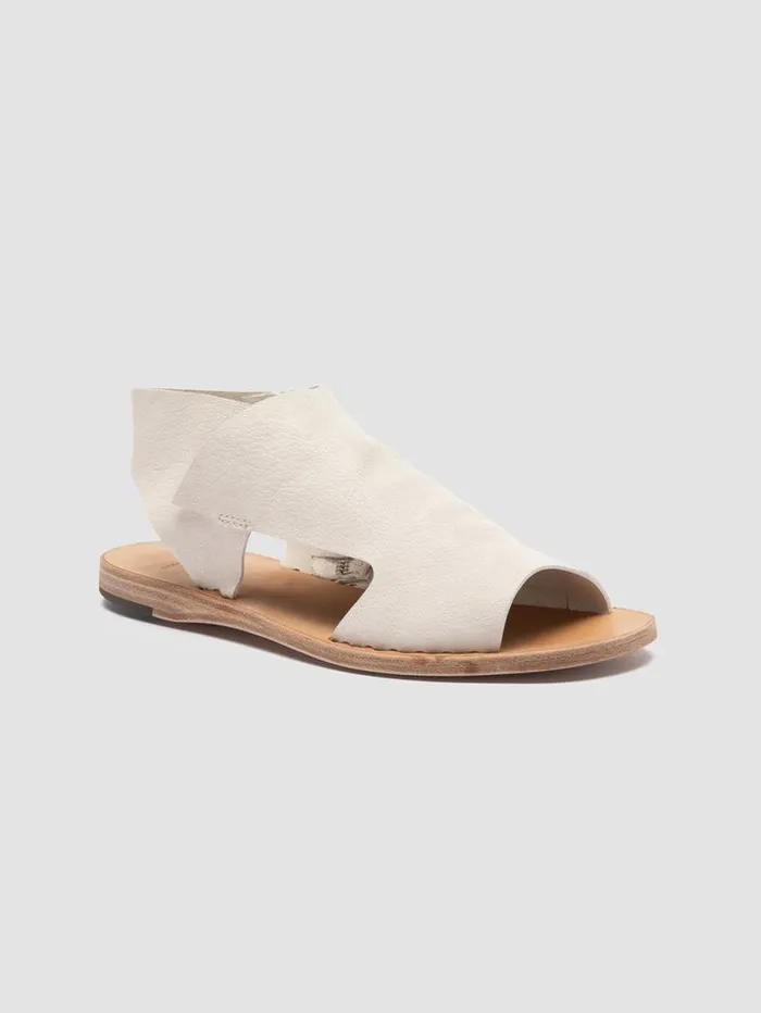 Women Officine Creative Footwear ITACA 033 White Leather Sandals Women Officine Creative Footwear ITACA 033 White Leather Sandals