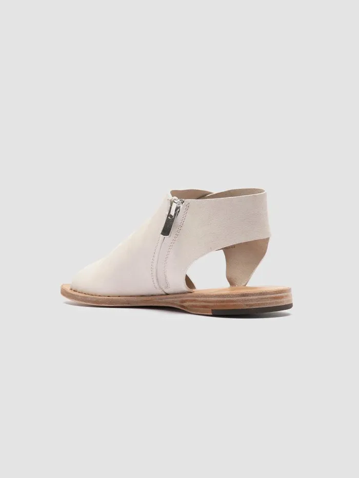 Women Officine Creative Footwear ITACA 033 White Leather Sandals Women Officine Creative Footwear ITACA 033 White Leather Sandals