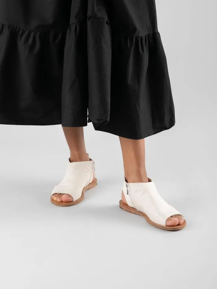 Women Officine Creative Footwear ITACA 033 White Leather Sandals Women Officine Creative Footwear ITACA 033 White Leather Sandals