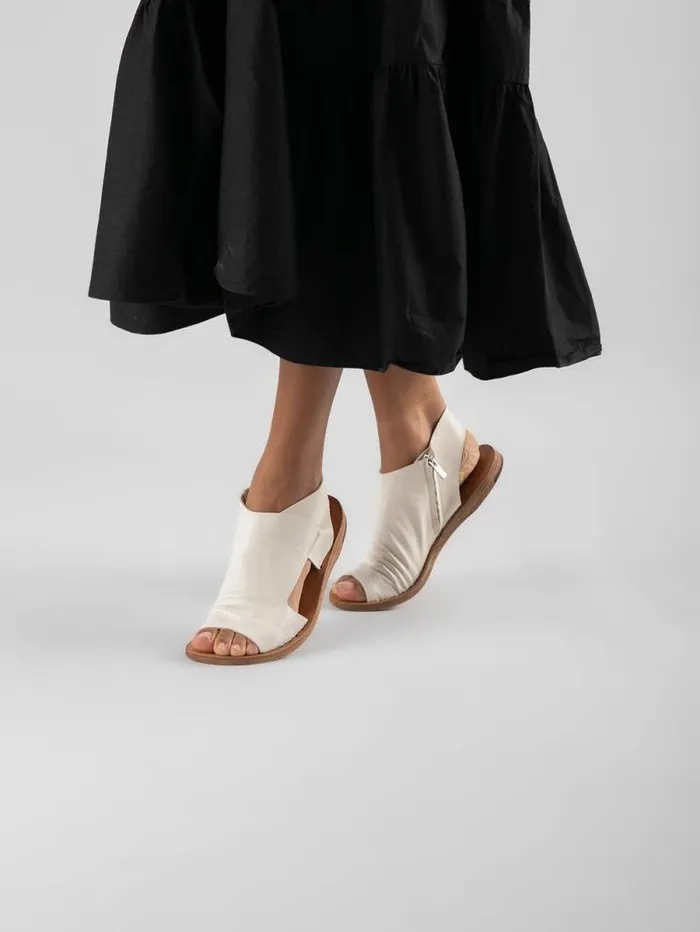Women Officine Creative Footwear ITACA 033 White Leather Sandals Women Officine Creative Footwear ITACA 033 White Leather Sandals