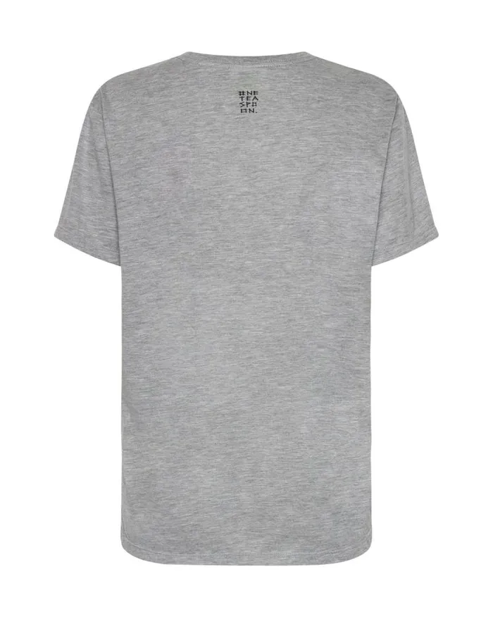 Women ONE TEASPOON LOGO CREW NECK TEE GREY One Teaspoon Tees and Tanks Women ONE TEASPOON LOGO CREW NECK TEE GREY One Teaspoon Tees and Tanks