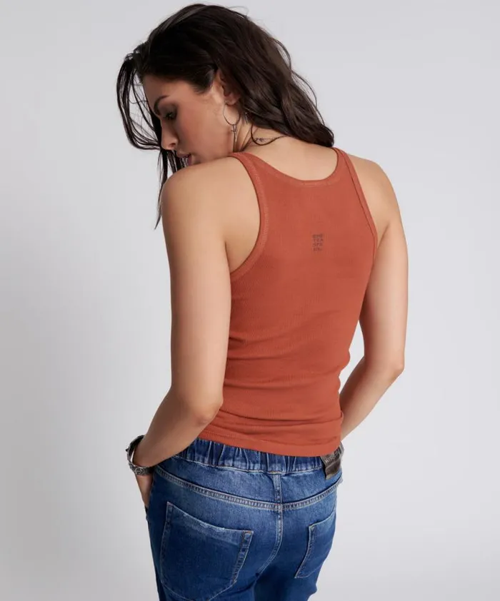 Women ONE TEASPOON LOGO SINGLET One Teaspoon Tees and Tanks Women ONE TEASPOON LOGO SINGLET One Teaspoon Tees and Tanks