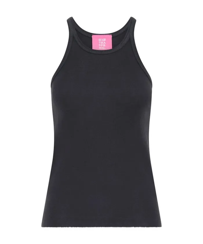 Women ONETEASPOON FINE RIB SINGLET One Teaspoon Tees and Tanks Women ONETEASPOON FINE RIB SINGLET One Teaspoon Tees and Tanks
