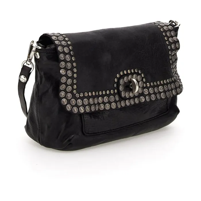 Women Orchidea Black Campomaggi Crossbody Bags Women Orchidea Black Campomaggi Crossbody Bags