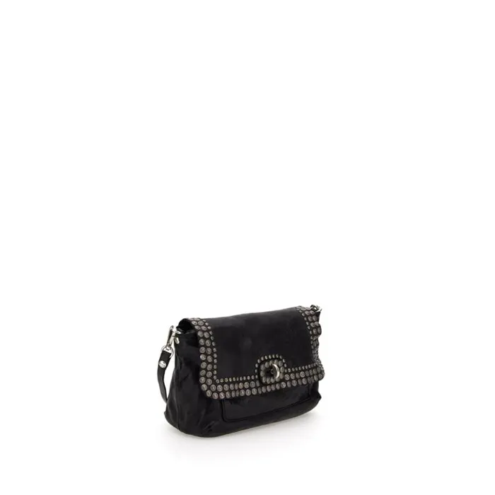 Women Orchidea Black Campomaggi Crossbody Bags Women Orchidea Black Campomaggi Crossbody Bags