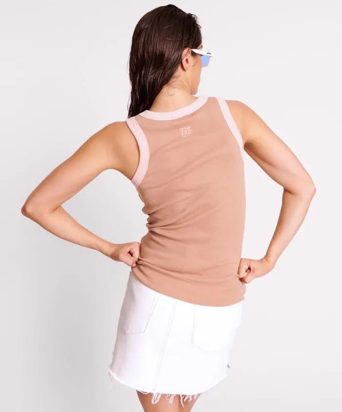 Women OTS 2 TONE EQUIPMENT TANK One Teaspoon Tees and Tanks Women OTS 2 TONE EQUIPMENT TANK One Teaspoon Tees and Tanks