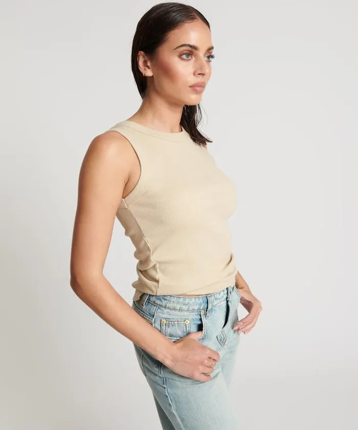 Women OTS EQUIPMENT TANK WHITE One Teaspoon Tees and Tanks Women OTS EQUIPMENT TANK WHITE One Teaspoon Tees and Tanks
