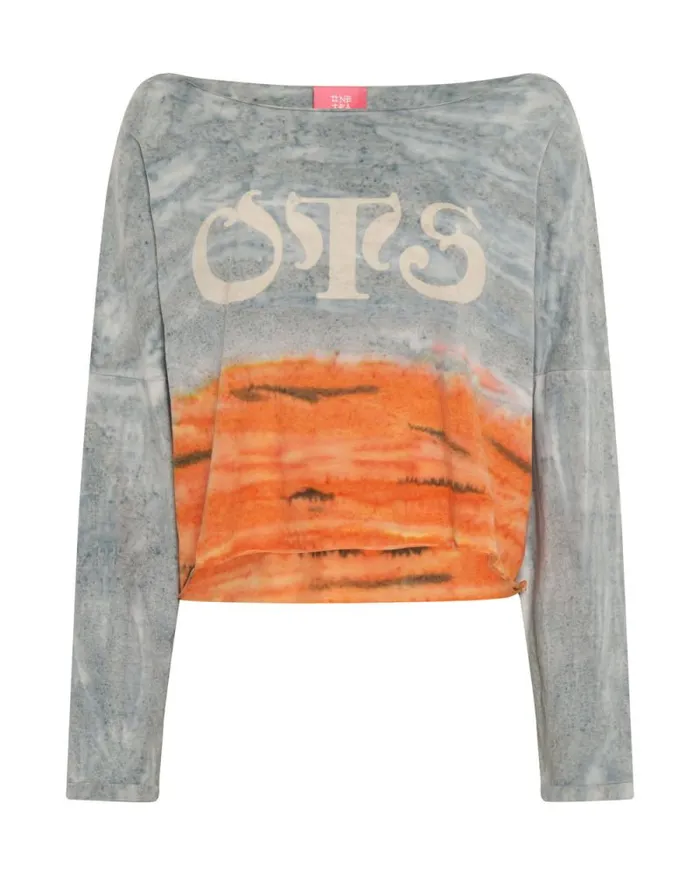 Women OTS ORGANIC RUMBLE CROPPED LONGSLEEVE TEE One Teaspoon Tops Women OTS ORGANIC RUMBLE CROPPED LONGSLEEVE TEE One Teaspoon Tops