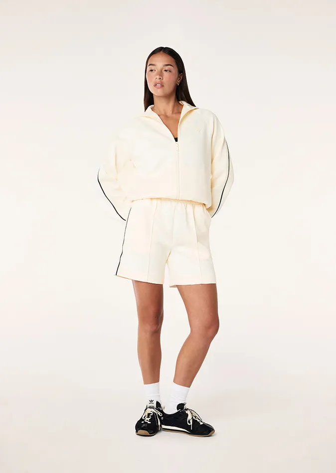 Women PE Nation PRELUDE TRACK SHORT IN WHISPER WHITE ActivewearShorts