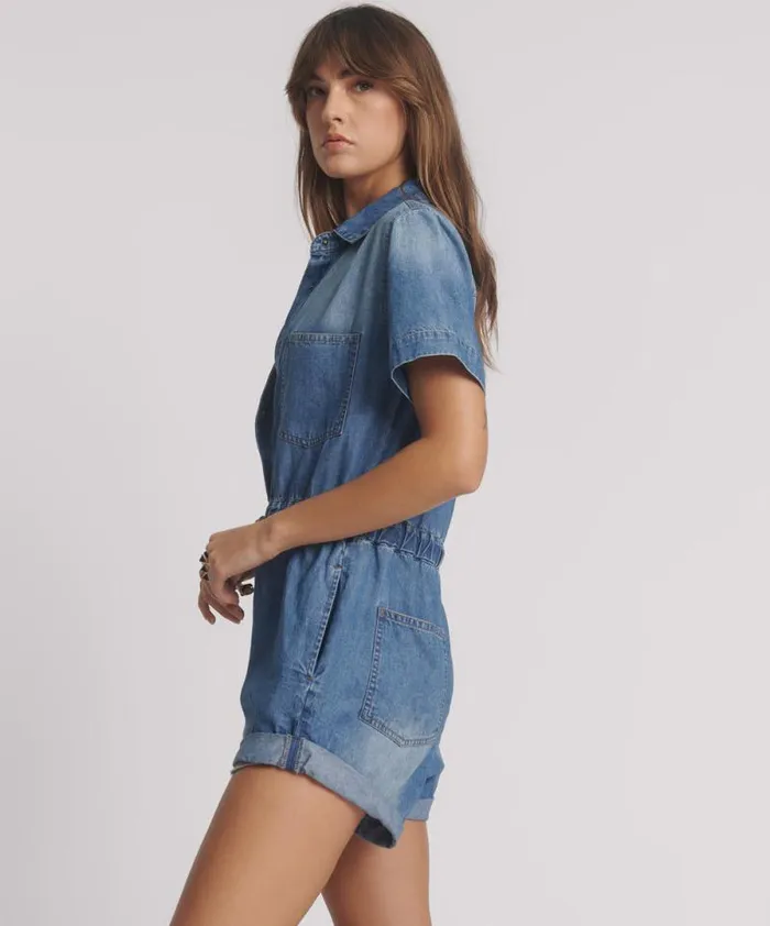 Women PACIFICA BILLIE JUMPSUIT One Teaspoon Denim Jumpsuits Women PACIFICA BILLIE JUMPSUIT One Teaspoon Denim Jumpsuits