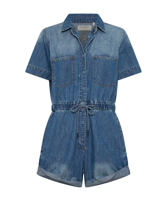 Women PACIFICA BILLIE JUMPSUIT One Teaspoon Denim Jumpsuits Women PACIFICA BILLIE JUMPSUIT One Teaspoon Denim Jumpsuits