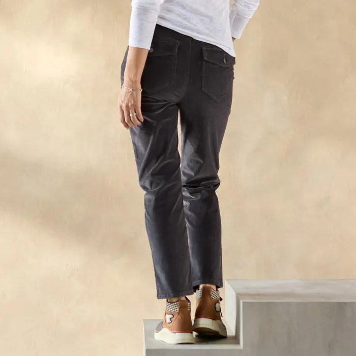 Women Palmer Corduroy Pants Dark Gray Sundance Catalog Pants and Shorts Women Palmer Corduroy Pants Dark Gray Sundance Catalog Pants and Shorts