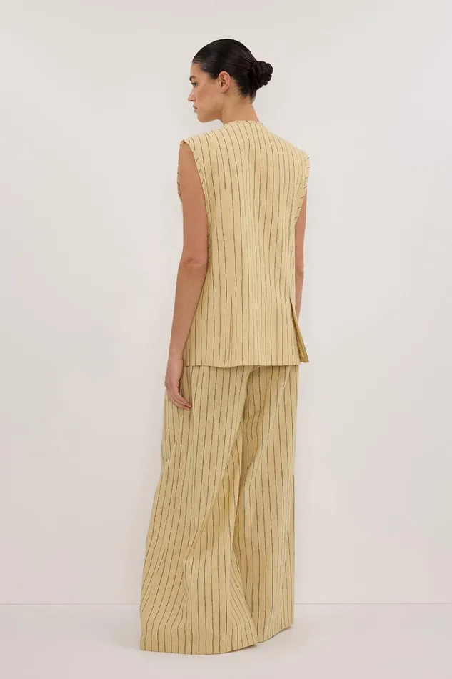 Women Pants DISSH OLLIE DUNE STRIPE WIDE LEG PANT