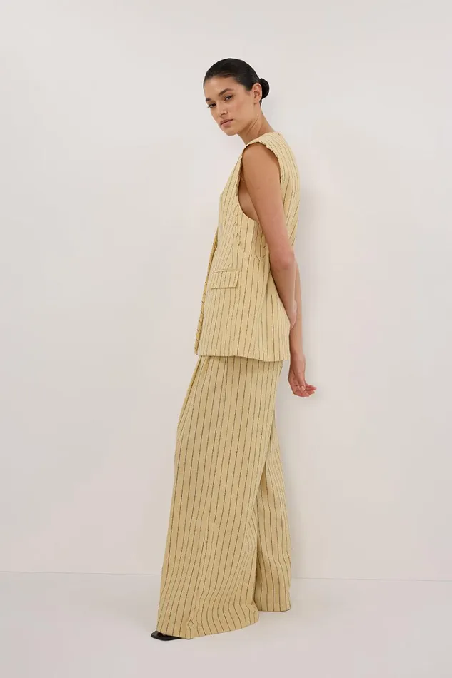 Women Pants DISSH OLLIE DUNE STRIPE WIDE LEG PANT