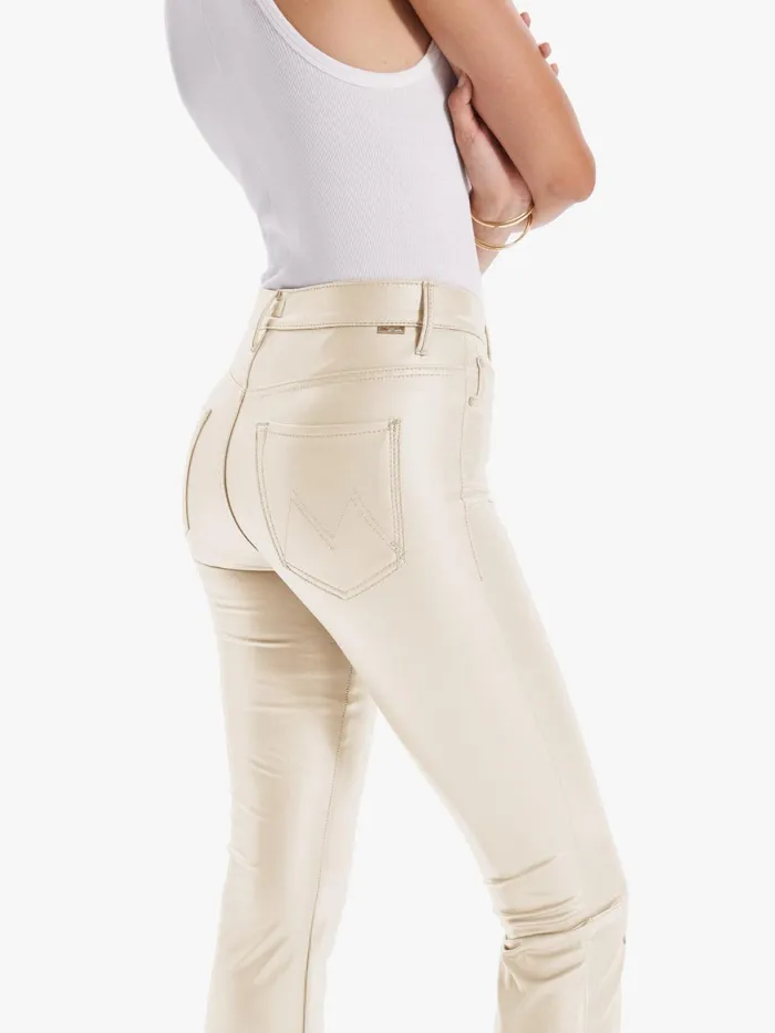 Women Pants Mother Denim The Insider Ankle Natural
