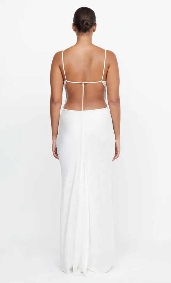Women PARADISE SILK BEADED MAXI DRESS 8211 IVORY Bec Bridge Maxi Dresses
