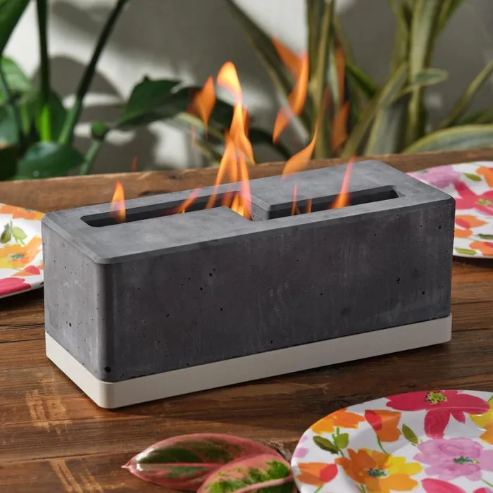 Women Personal Tabletop Fireplace 8211 Rectangular Sundance Catalog Decor
