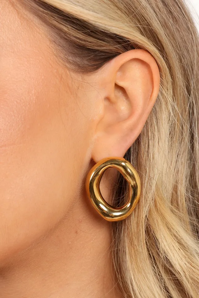 Women Petal and Pup Blaire Earrings Gold Earrings
