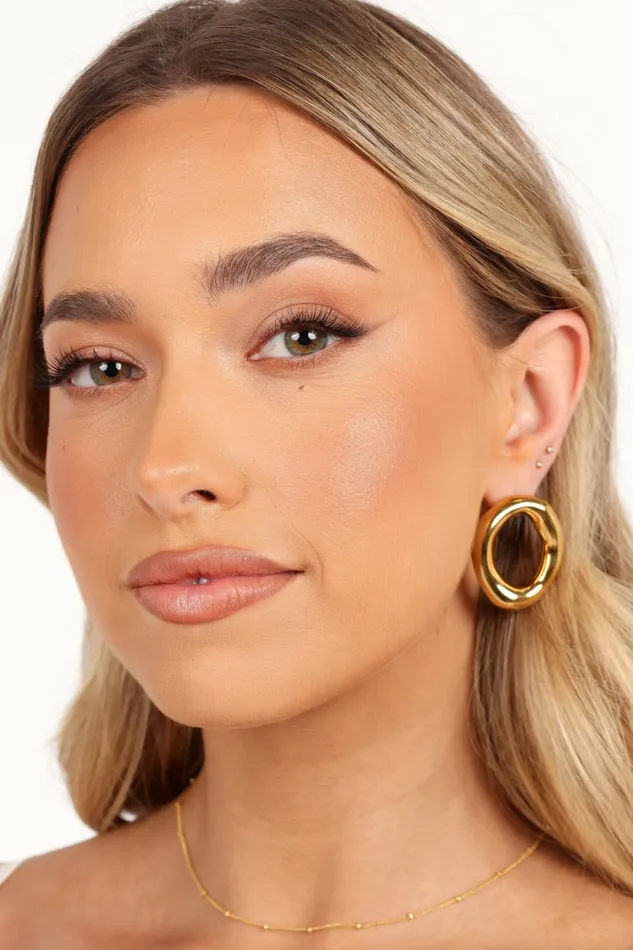 Women Petal and Pup Blaire Earrings Gold Earrings